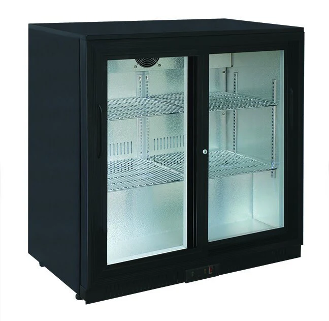 Elite Double Door Sliding Bar Cooler